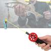 Jadeshay 2-Piece Kids’ Fishing Rod Set, Mini Portable Ice Fishing Rods with Clip for Shrimp and Crabs view 2