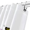Eslifey Glowing Andromeda Galaxy Shower Curtain Set, 72 x 72 in, with Non-Slip 20 x 32 in Bath Mat view 3