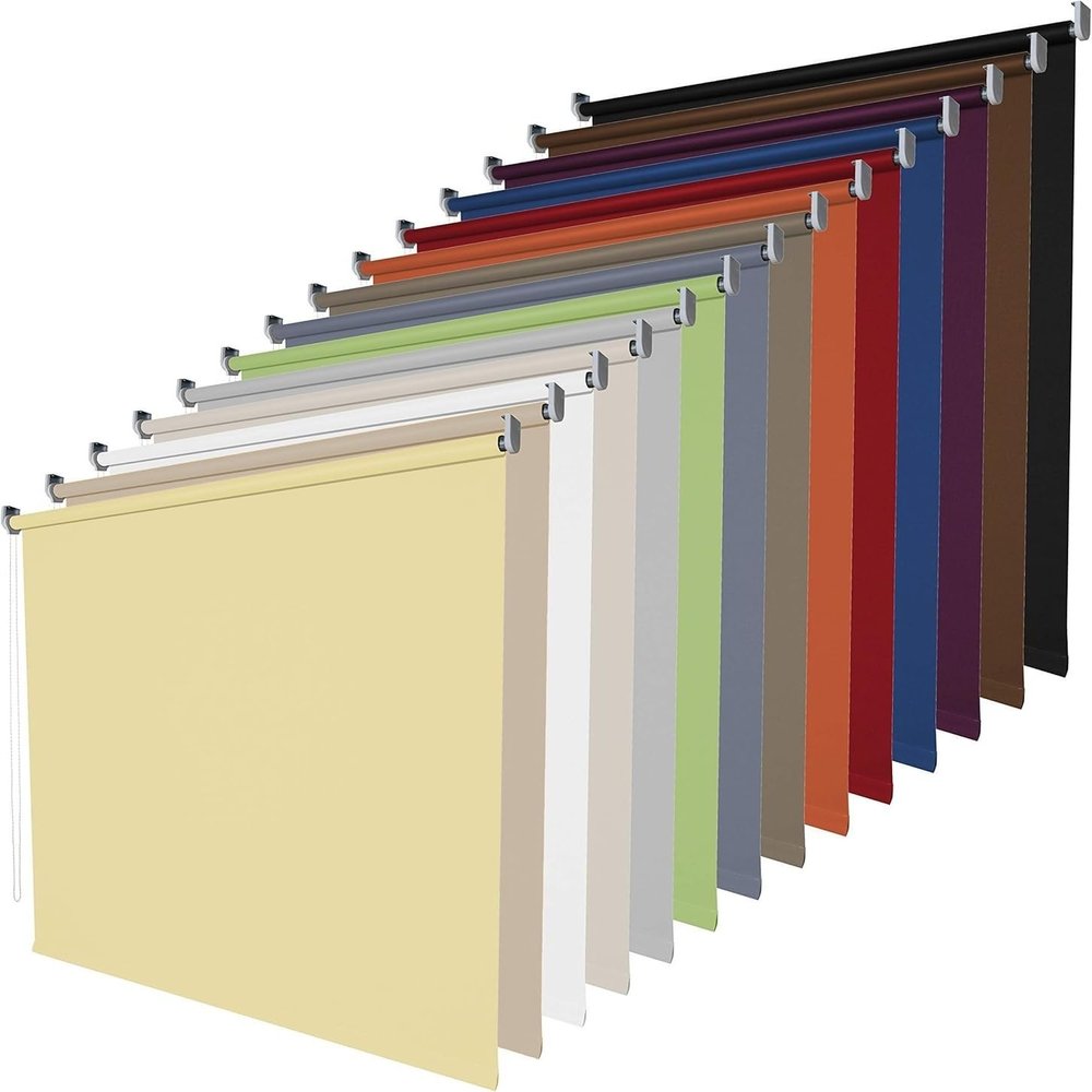 Chain-Operated Roller Blind, Light-Filtering, Privacy, W142 x H180 cm, Sand