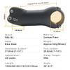 RXL SL Carbon Fiber Road Bike Stem, 31.8 mm, 17°, 110 mm view 2