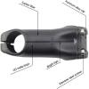 RXL SL Carbon Fiber Road Bike Stem, 31.8 mm, 17°, 110 mm view 3