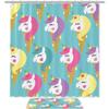 Eslifey Hello Quote Big City Shower Curtain Set, 72 x 72 in, with 20 x 32 in Bath Mat view 1