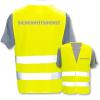 Printed Hi-Vis Vests with ISO Reflective Strips – Standard or Reflective Print – Security Service, Yellow (XL/XXL) view 1