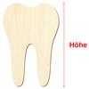 Wooden Tooth Craft Decoration, 3–50 cm, 45 cm, Pack of 50 view 3
