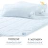 aqua-textil Soft Touch All-Season Comforter Set, 225 x 220 cm, with 2 Pillows view 2