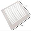 Ventilation and Insect Screen Grilles, Plastic, 9 x 9 cm, White, 3-Pack view 2