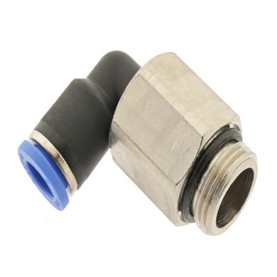IQS L Long Push-In Fitting with G 3/8" Male Thread - 8 mm, IQS Standard