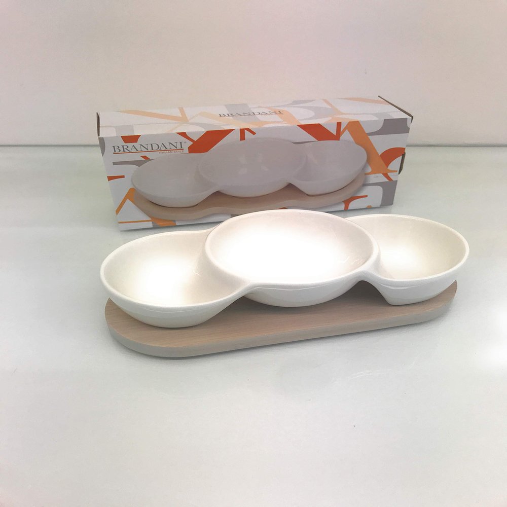 BRANDANI Mini Appetizer Plate, 22 x 9.5 cm