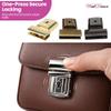 WedDecor Silver Tuck Lock Clasp Closure for Handbags, Wallets, Leather Bags, Crafts, Scrapbooking and DIY Projects, 29 x 20 mm, 1 pc view 4