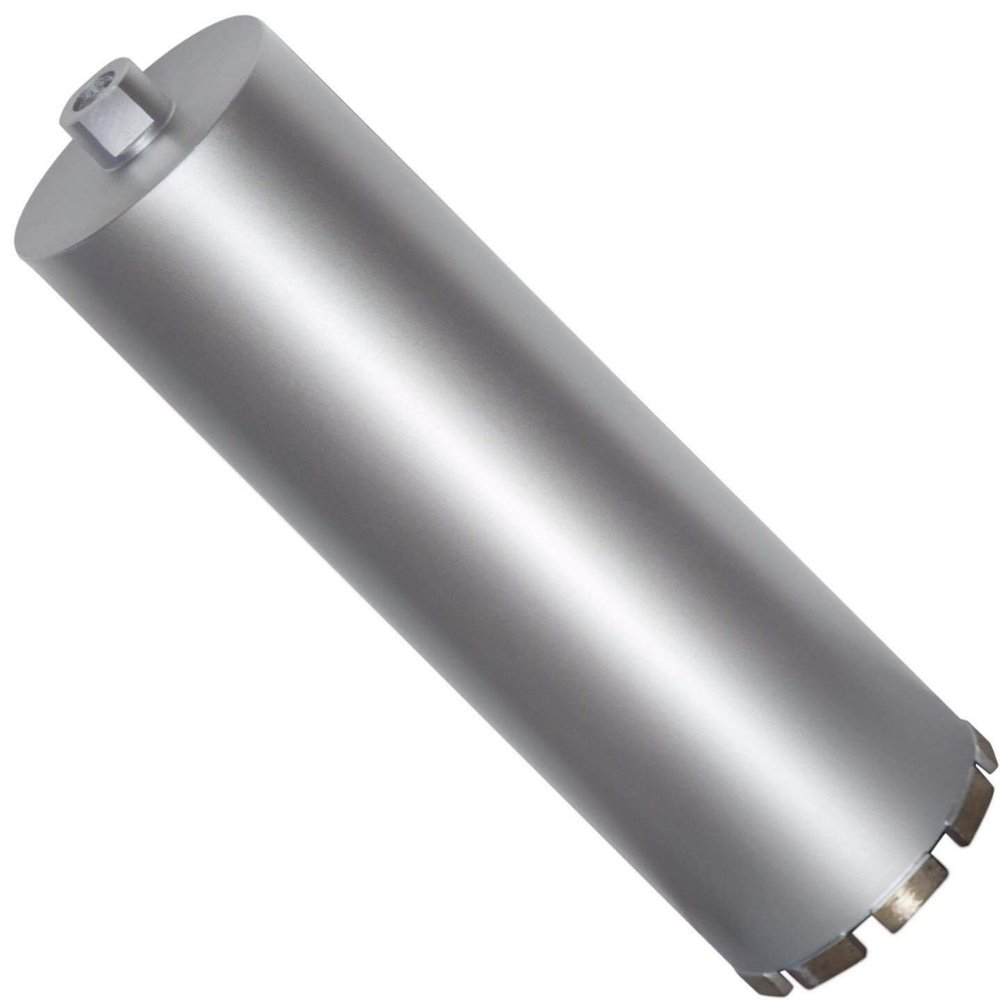 Diamond Core Drill Bit, 132 mm, 450 mm Usable Length, 1 1/4" UNC, for Reinforced Concrete and Concrete, Wet Drilling