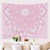 Morbuy Bohemian Mandala Tapestry Wall Hanging, Pink, 150 x 230 cm view 1