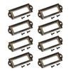 MroMax Label Holders, Bronze, 60 x 23 mm, 5/8/10/20/30 pcs, MRO190902L-0022, 8 pcs view 1