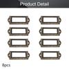MroMax Label Holders, Bronze, 60 x 23 mm, 5/8/10/20/30 pcs, MRO190902L-0022, 8 pcs view 4