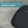 Mai & Mai Anthracite Matte Mineral Cast Countertop Basin view 3