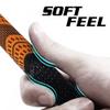 Multi-Compound Golf Grips, Standard Size, All-Weather Control, Thread Technology, Rubber and Carbon Fiber, Non-Slip, 13-Pack (Orange, Standard Size) view 3