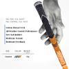 Multi-Compound Golf Grips, Standard Size, All-Weather Control, Thread Technology, Rubber and Carbon Fiber, Non-Slip, 13-Pack (Orange, Standard Size) view 4