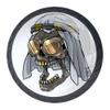 BestIdeas Halloween Bat Knobs, Round, Cartoon Skull Arab Scarf, 4-Pack, 1.38 × 1.10 in view 1