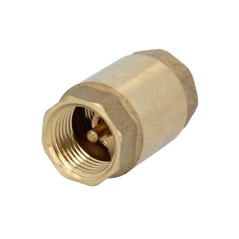 Brass Check Valve 1/2", 3/4", 1" Universal Backflow Preventer Water Valve