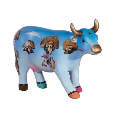 CowParade Cow - Cowgaceiros (M) - Ceramic, 16.5 x 11 cm, 47481