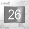 Premium Designer House Number with UV Printing and Mounting Set, 30 x 20 cm view 4