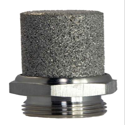 Silencer with 1/8" NPT Male Thread, Stainless Steel
