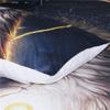 Mateju 3D 3-Piece Microfiber Bedding Set, Super Soft Breathable Duvet Cover with Zipper and Pillowcases, 135 x 200 cm, Elk view 2