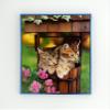 myposterframe Ariel Picture Frame 37 x 44 cm, Aluminum, 44 x 37 cm, Steel Blue, with 1 mm Anti-Glare Acrylic Glazing view 3