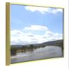 myposterframe Ariel Picture Frame 27 x 80 cm, Glossy Gold Aluminum, 1 mm Clear Acrylic Glazing view 2