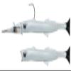 Savage Gear Salt 3D Needle Fish Pulse Tail Soft Lure, Pearl White Silver, 14 cm / 12 g view 1