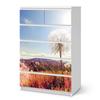 Furniture Tattoo for IKEA MALM 6-Drawer Dresser (Tall) – Dandelion view 1
