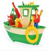 Simba 109251074 – Fireman Sam Charlie’s Fishing Boat with Figure, Movable Crane and Mechanical Winch, Floats on Water, 19 cm, Ages 3+ view 1