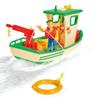 Simba 109251074 – Fireman Sam Charlie’s Fishing Boat with Figure, Movable Crane and Mechanical Winch, Floats on Water, 19 cm, Ages 3+ view 3