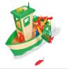 Simba 109251074 – Fireman Sam Charlie’s Fishing Boat with Figure, Movable Crane and Mechanical Winch, Floats on Water, 19 cm, Ages 3+ view 4