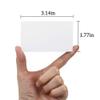 300 Blank Paper Cards, Message Cards, Kraft Paper DIY Tags, Business Cards, Greeting Cards and Gift Cards, White and Brown view 2