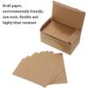 300 Blank Paper Cards, Message Cards, Kraft Paper DIY Tags, Business Cards, Greeting Cards and Gift Cards, White and Brown view 3