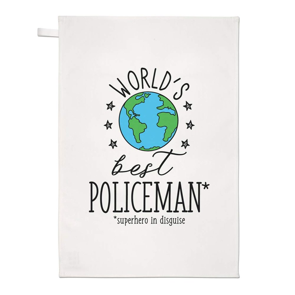 World's Best Police Officer Dish Towel
