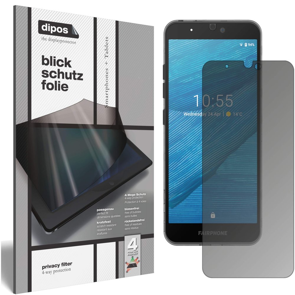 dipos Privacy Screen Protector for Fairphone 3