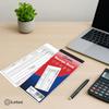 NCR Receipt Book, 70 x 145 mm, Carbonless 2-Part Duplicate Book, DNCR-8002 (1 Book) view 3