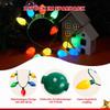 JOYIN 2-Piece Christmas LED Light-Up Headband and Necklace, 6 Flashing Modes view 3