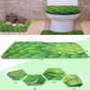 Showudesigns Absorbent Bathroom Mats, 3-Piece Set, Non-Slip, English Bulldog Floral view 3