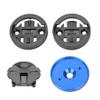 Universal Bicycle Computer Mount for City, Mountain, Road, and Folding Bikes, Blue view 2