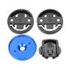 Universal Bicycle Computer Mount for City, Mountain, Road, and Folding Bikes, Blue view 3