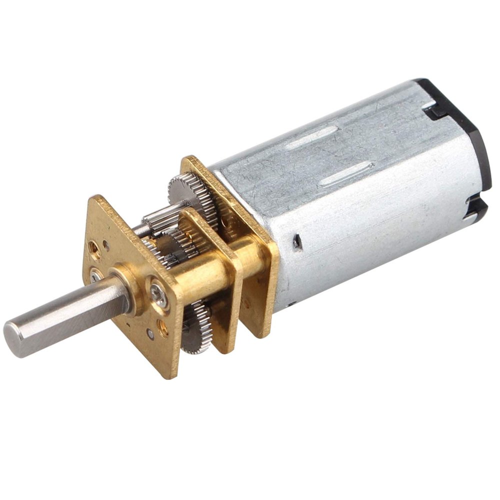 HALJIA N30 DC 3V 50 RPM Micro Gear Motor with 2 Terminals