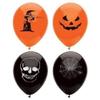 60-Pack Halloween Balloons, Assorted Orange, Black & White view 1
