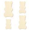 Wooden Gummy Bear Cutout for Crafts, 3–50 cm view 2
