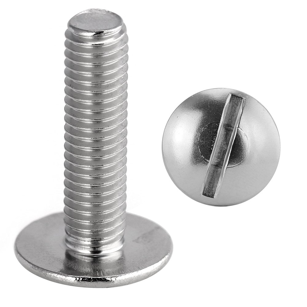 FASTON Slotted Pan Head Screws M5 x 30 Stainless Steel (2 pcs.) Wood Screws
