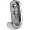 FASTON Two-Hole Coat Hook, 31 x 16.5 mm, Polished A4/V4A Stainless Steel, 2-Pack view 1