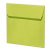 ARTOZ 75 Square Envelopes, Lime Green, 100 g/m², 16 x 16 cm, No Window, Peel-and-Seal view 1
