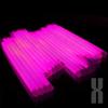 KNIXS 100 Pink Glow Sticks with 3D, Ball & 7-Hole Connectors view 2