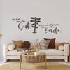 tjapalo A49 Wall Decal “In the End, Everything Will Be Okay” – Metallic Gold, W100 x H37 cm view 3
